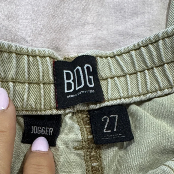 BDG Sage Green Joggers - Picture 2 of 9